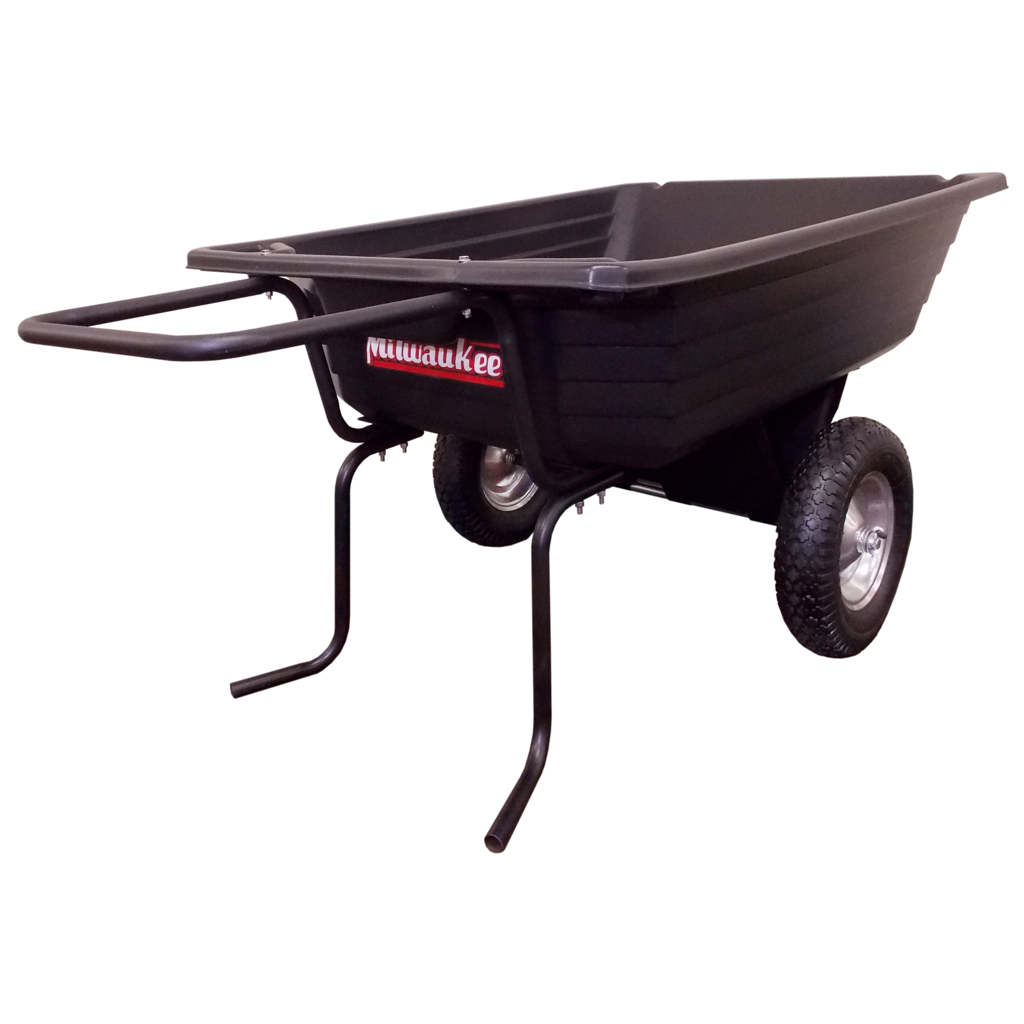 Milwaukee Poly Garden/Barn Cart — 400-Lb. Capacity, 10 Cu. Ft., Model# LCP1000GCM